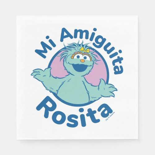 Sesame Street  Mi Amiguita Rosita Napkins