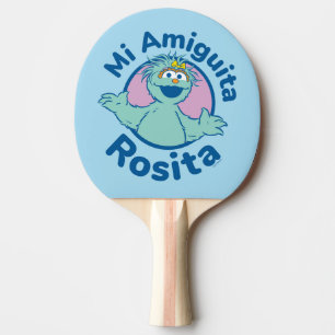 Sesame Street Mi Amiguita Rosita Ping Pong Paddle