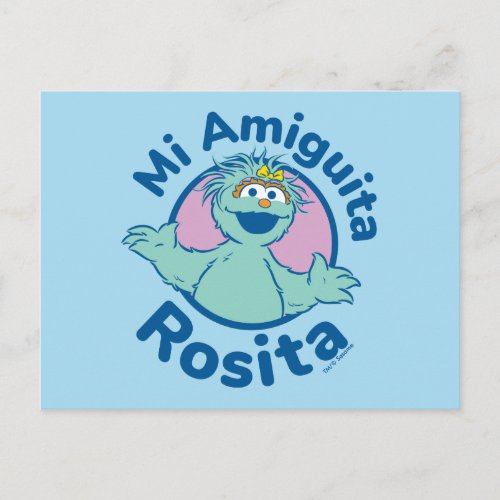 Sesame Street  Mi Amiguita Rosita Postcard