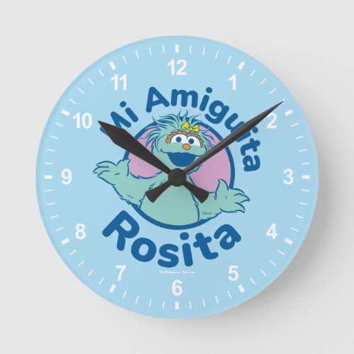 Sesame Street  Mi Amiguita Rosita Round Clock
