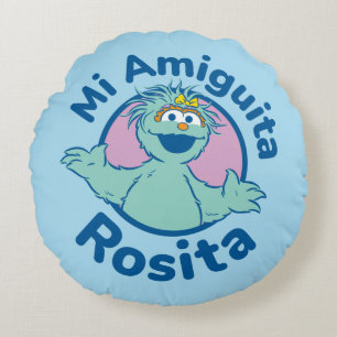 Sesame Street Mi Amiguita Rosita Round Pillow