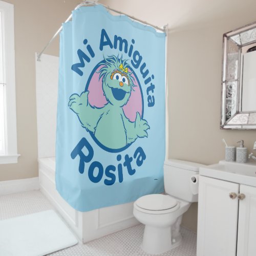 Sesame Street  Mi Amiguita Rosita Shower Curtain