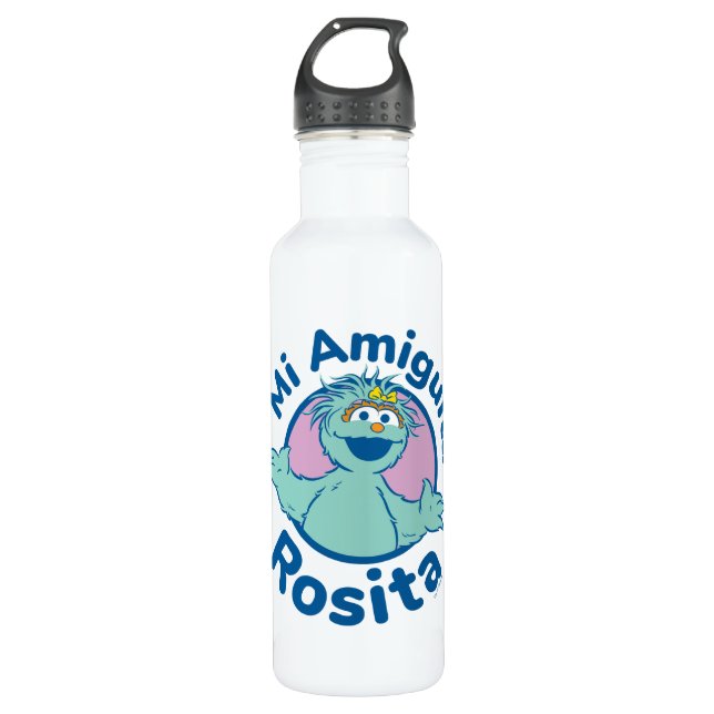 Sesame Street | Mi Amiguita Rosita Stainless Steel Water Bottle (Front)