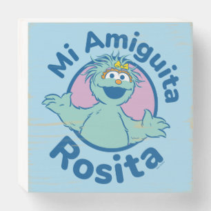 Sesame Street Mi Amiguita Rosita Wooden Box Sign