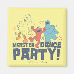 Sesame Street   Monster Dance Party Magnet