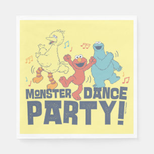 Sesame Street   Monster Dance Party Napkins
