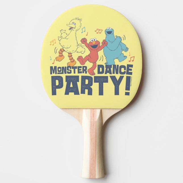 Sesame Street | Monster Dance Party Ping Pong Paddle (Front)