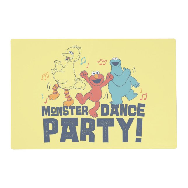 Sesame Street | Monster Dance Party Placemat (Front)