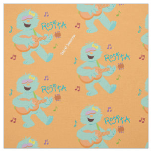 Sesame Street Mr. Rosita Playing Guitar Fabric