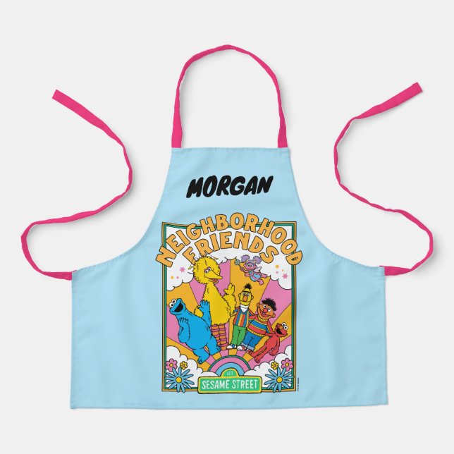 Sesame Street | Neighborhood Friends | Add Name Apron (Front)