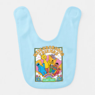 Sesame Street Neighborhood Friends Baby Bib