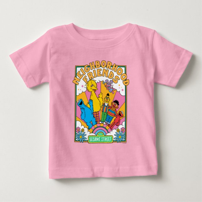 Sesame Street | Neighborhood Friends Baby T-Shirt (Front)
