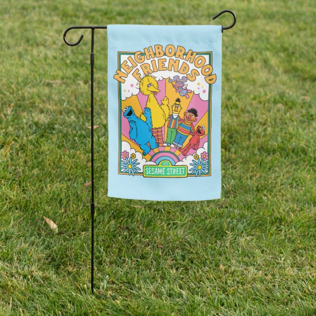 Sesame Street | Neighborhood Friends Garden Flag (In SItu)