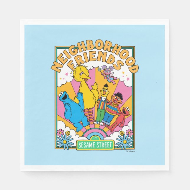 Sesame Street | Neighborhood Friends Napkins (Front)