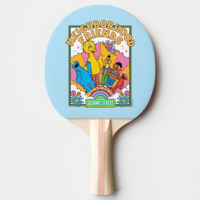 Sesame Street | Neighborhood Friends Ping Pong Paddle (Front)