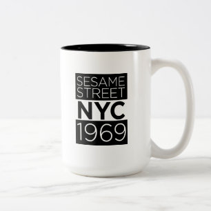 Sesame Street NYC Two-Tone Coffee Mug