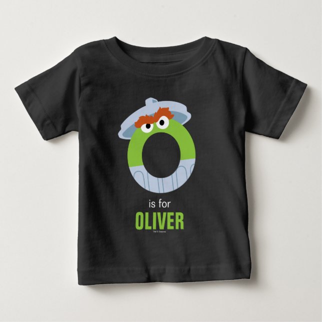 Sesame Street | O is for Oscar Baby T-Shirt (Front)