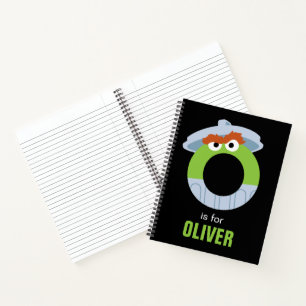Sesame Street O is for Oscar Notebook