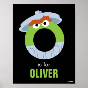 Sesame Street O is for Oscar Poster