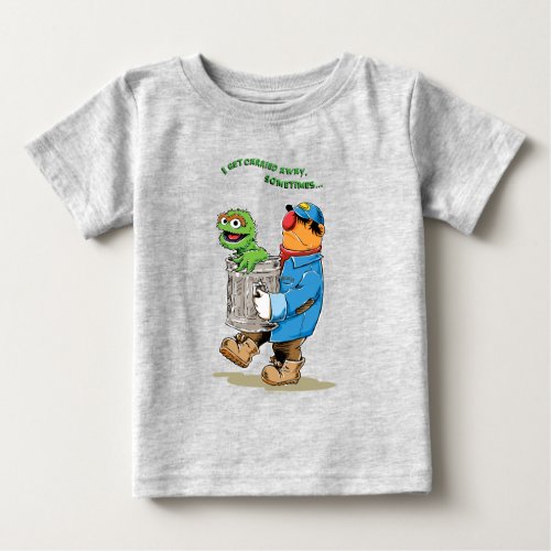 Sesame Street  Oscar  Bruno the Garbage Man Baby T_Shirt