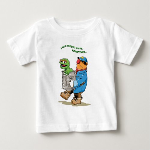 Sesame Street  Oscar  Bruno the Garbage Man Baby T_Shirt