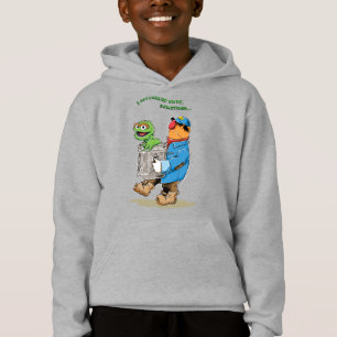 Sesame Street   Oscar & Bruno the Garbage Man Hoodie