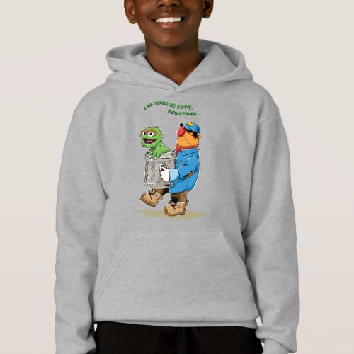 Sesame Street  Oscar  Bruno the Garbage Man Hoodie