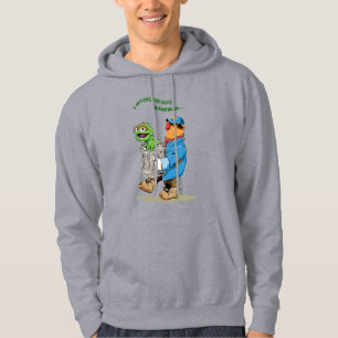 Sesame Street Oscar & Bruno the Garbage Man Hoodie