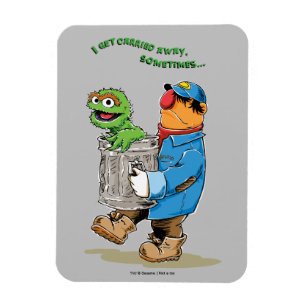 Sesame Street Oscar & Bruno the Garbage Man Magnet