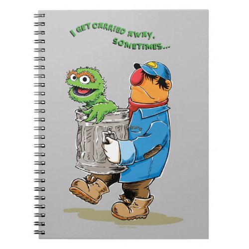 Sesame Street  Oscar  Bruno the Garbage Man Notebook