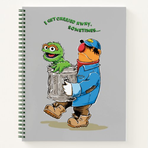 Sesame Street  Oscar  Bruno the Garbage Man Notebook