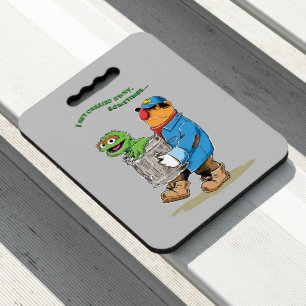 Sesame Street Oscar & Bruno the Garbage Man Seat Cushion