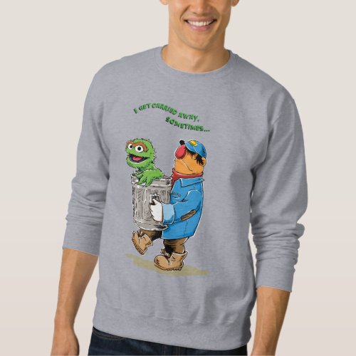 Sesame Street  Oscar  Bruno the Garbage Man Sweatshirt