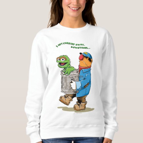 Sesame Street  Oscar  Bruno the Garbage Man Sweatshirt