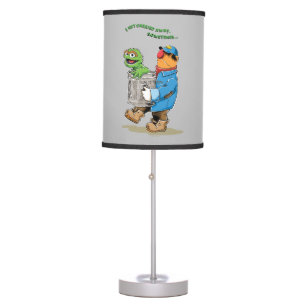 Sesame Street Oscar & Bruno the Garbage Man Table Lamp