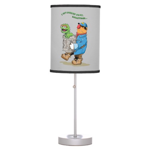 Sesame Street  Oscar  Bruno the Garbage Man Table Lamp