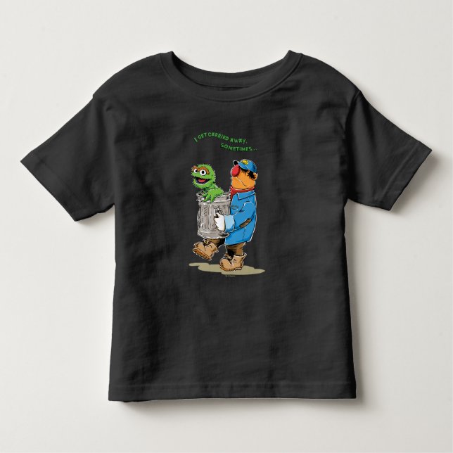 Sesame Street | Oscar & Bruno the Garbage Man Toddler T-shirt (Front)