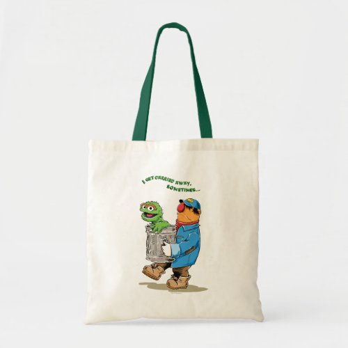 Sesame Street  Oscar  Bruno the Garbage Man Tote Bag