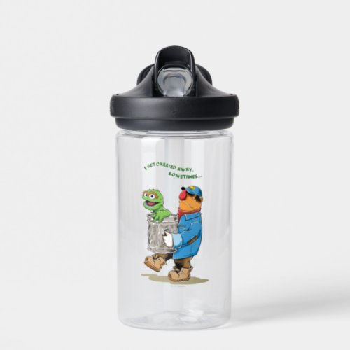 Sesame Street  Oscar  Bruno the Garbage Man Water Bottle