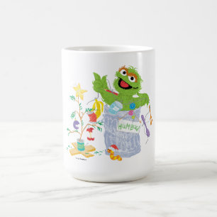 Sesame Street   Oscar - Christmas Tree Coffee Mug