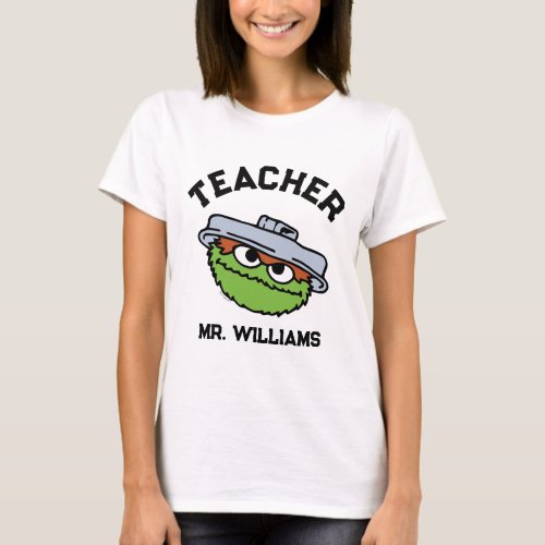 Sesame Street  Oscar Teacher T_Shirt