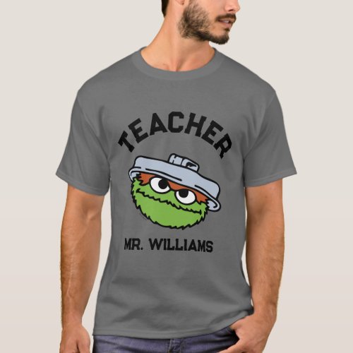 Sesame Street  Oscar Teacher T_Shirt