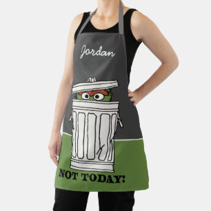 Sesame Street Oscar the Grouch Add Your Name Apron