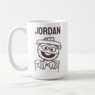 Sesame Street   Oscar the Grouch   Add Your Name Coffee Mug
