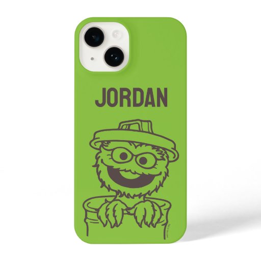 Sesame Street | Oscar the Grouch | Add Your Name iPhone 14 Case