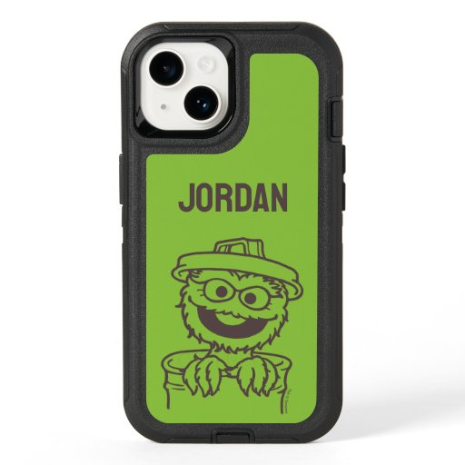 Sesame Street | Oscar the Grouch | Add Your Name OtterBox iPhone 14 Case