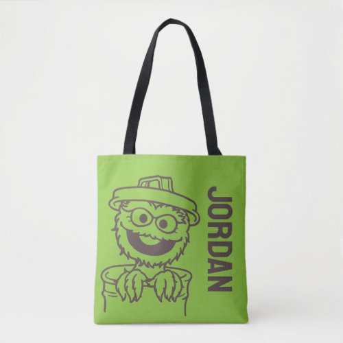 Sesame Street  Oscar the Grouch  Add Your Name Tote Bag