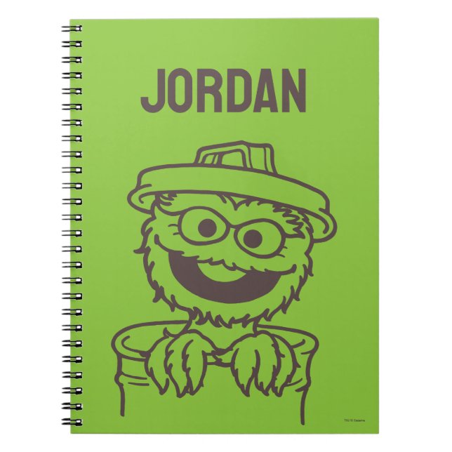 Sesame Street | Oscar the Grouch Bright Notebook (Front)