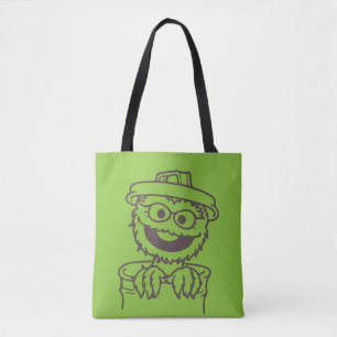Sesame Street Oscar the Grouch Bright Tote Bag