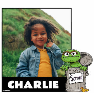 Sesame Street Oscar the Grouch Cutout